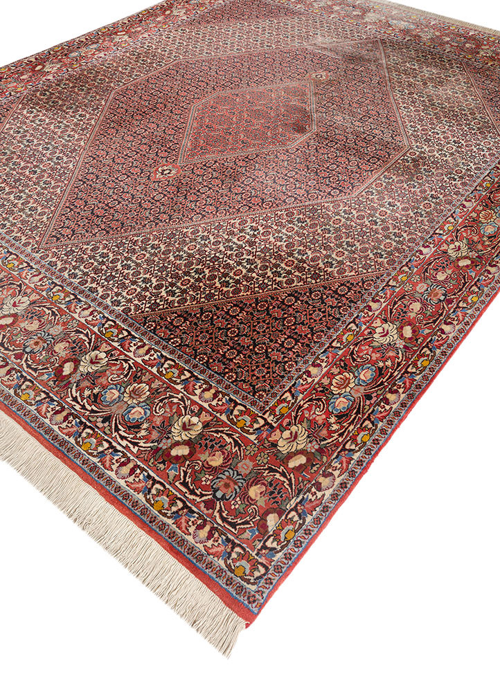 aalam ivory wool hand knotted Rug - FoldShot aalam ivory wool hand knotted Rug - FoldShot