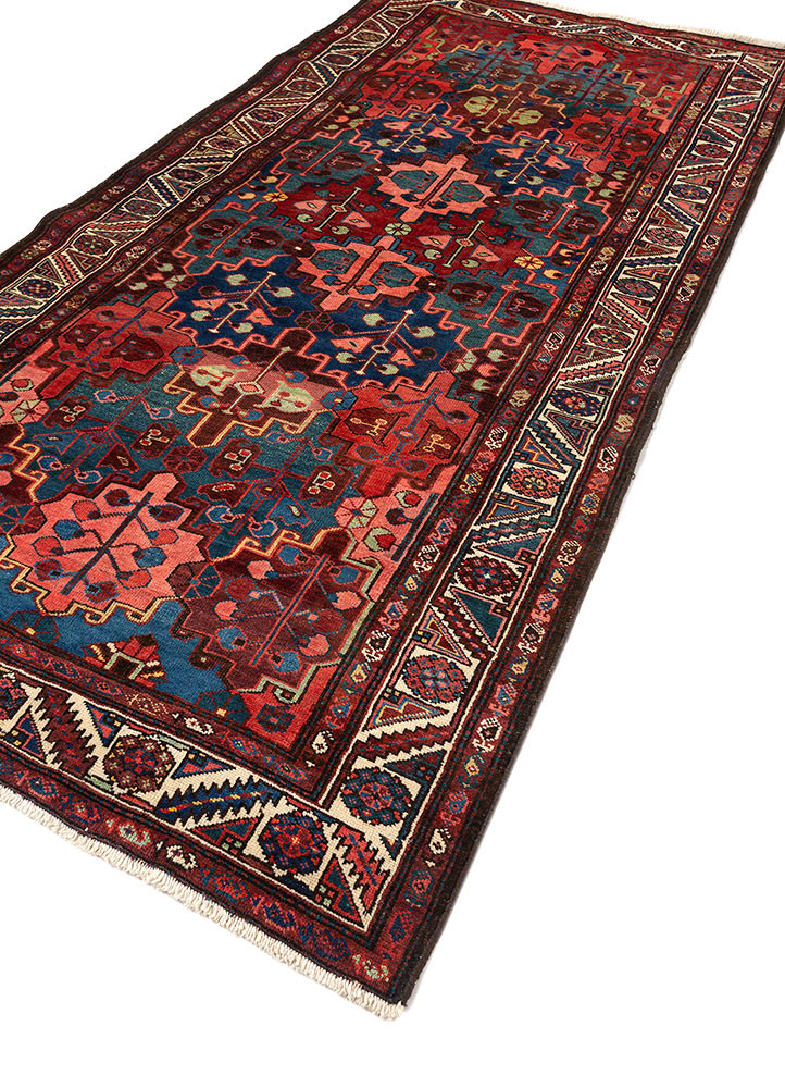kiaan blue wool hand knotted Rug - FoldShot kiaan blue wool hand knotted Rug - FoldShot