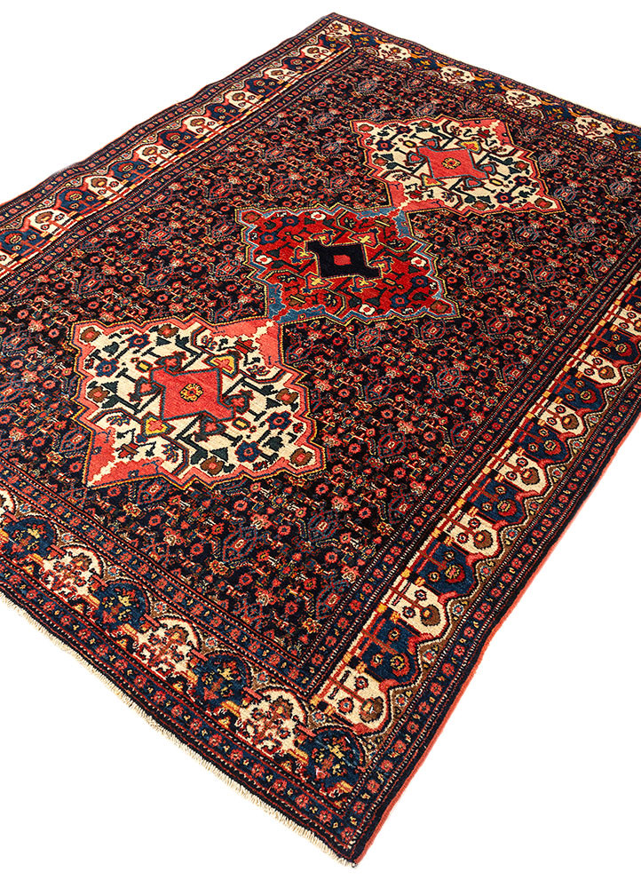 aalam pink and purple wool hand knotted Rug - FoldShot aalam pink and purple wool hand knotted Rug - FoldShot