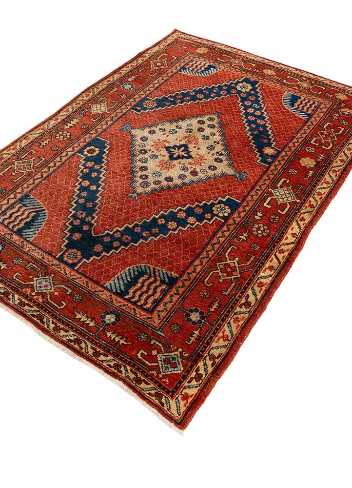 India Traditional 2X3 Red Wool Area Rug - 2021 RugSimple Template