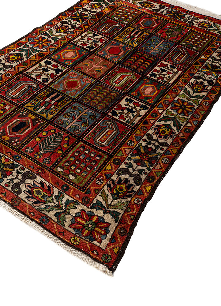 aalam pink and purple wool hand knotted Rug - FoldShot
