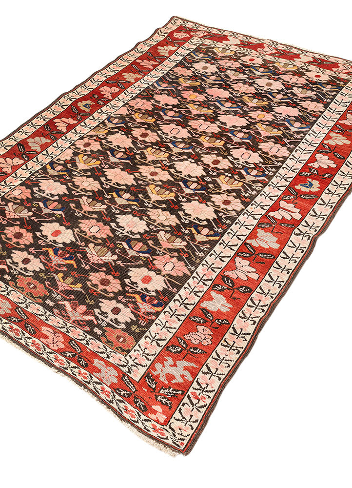 kiaan beige and brown wool hand knotted Rug - FoldShot kiaan beige and brown wool hand knotted Rug - FoldShot