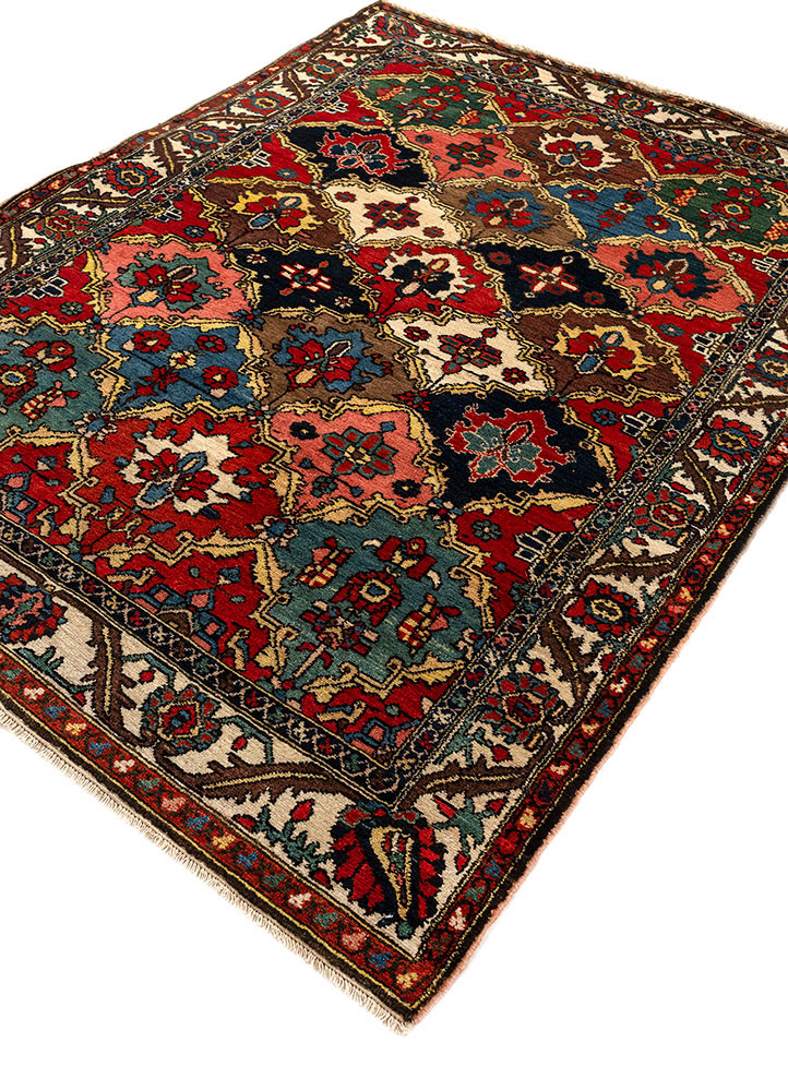 aalam blue wool hand knotted Rug - FoldShot aalam blue wool hand knotted Rug - FoldShot