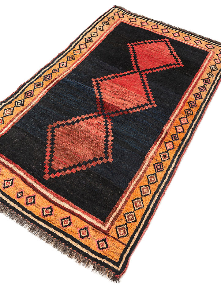 nuray blue wool hand knotted Rug - FoldShot nuray blue wool hand knotted Rug - FoldShot