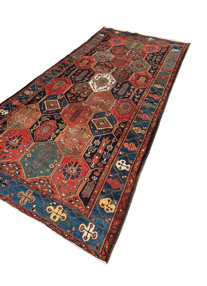 aalam beige and brown wool hand knotted Rug - FoldShot aalam beige and brown wool hand knotted Rug - FoldShot