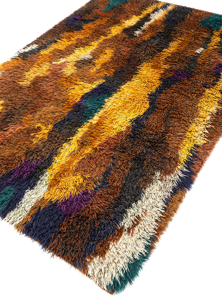 zuri gold wool hand knotted Rug - FoldShot zuri gold wool hand knotted Rug - FoldShot