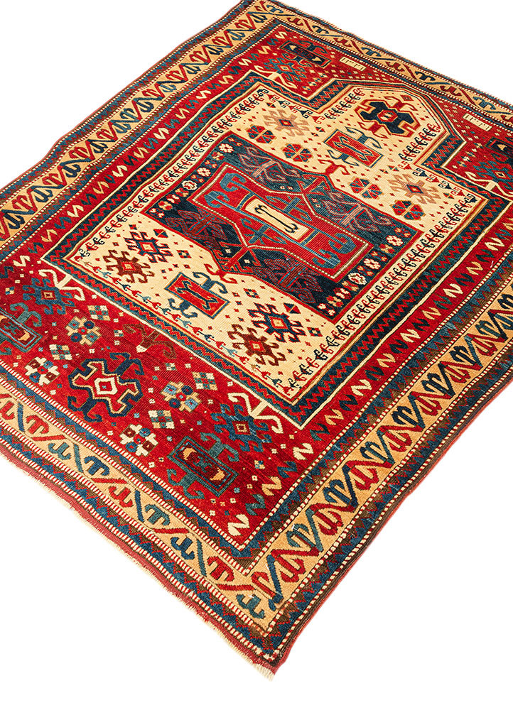 kiaan gold wool hand knotted Rug - FoldShot kiaan gold wool hand knotted Rug - FoldShot