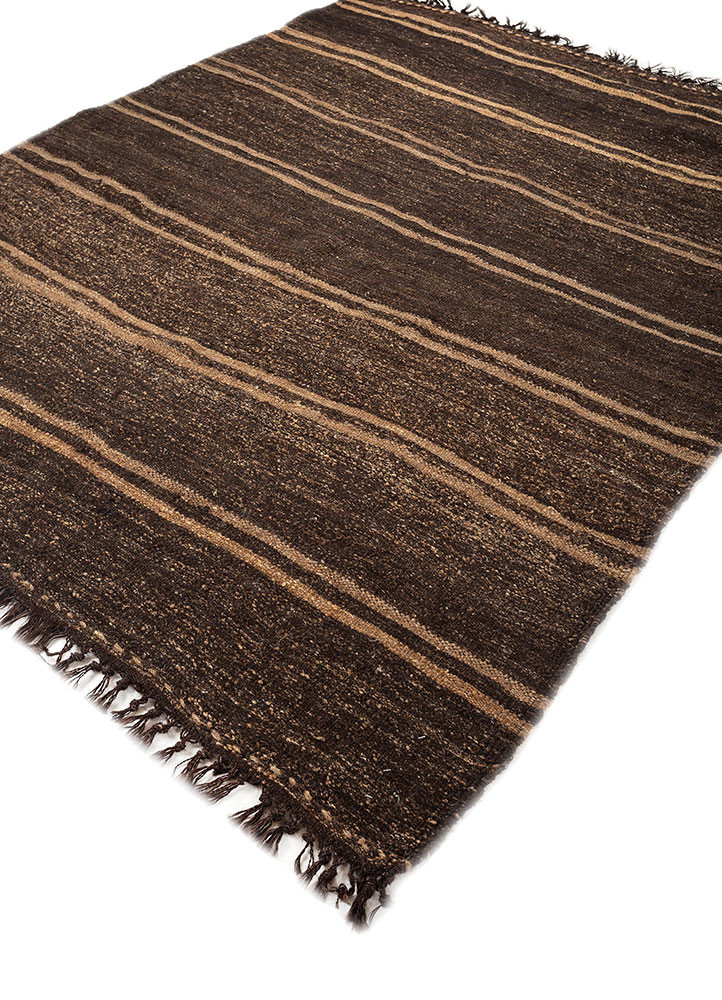 nayaab beige and brown jute and hemp flat weaves Rug - FoldShot nayaab beige and brown jute and hemp flat weaves Rug - FoldShot
