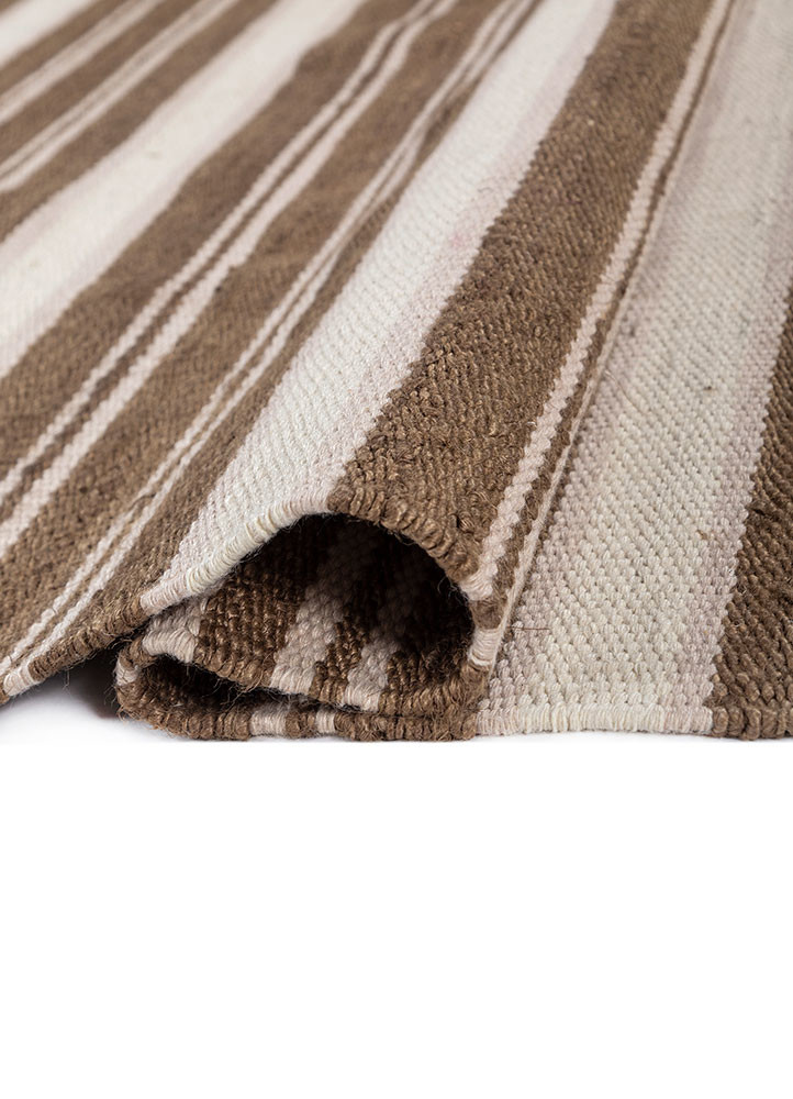 nomadic threads beige and brown jute and hemp flat weaves Rug - FoldShot nomadic threads beige and brown jute and hemp flat weaves Rug - FoldShot
