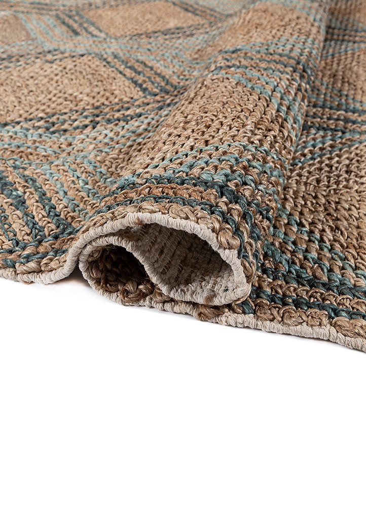 nomadic threads blue jute and hemp flat weaves Rug - FoldShot nomadic threads blue jute and hemp flat weaves Rug - FoldShot