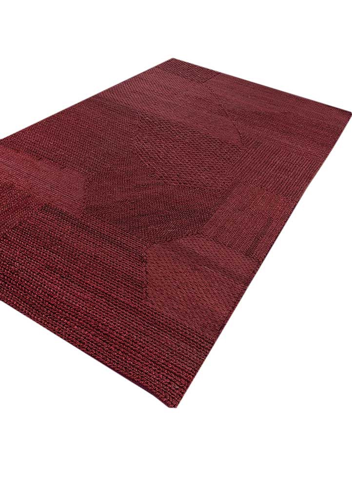 nomadic threads red and orange jute and hemp flat weaves Rug - FoldShot