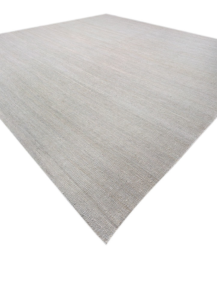 abrash beige and brown jute and hemp flat weaves Rug - FoldShot