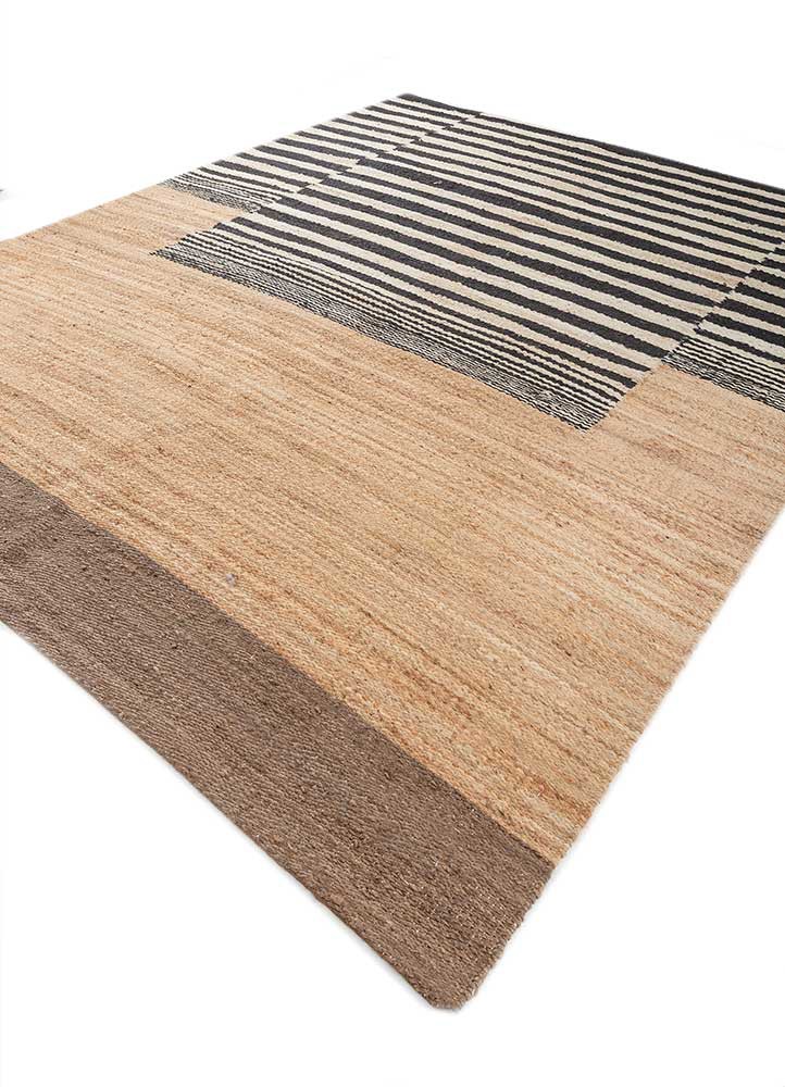 nomadic threads beige and brown jute and hemp flat weaves Rug - FoldShot