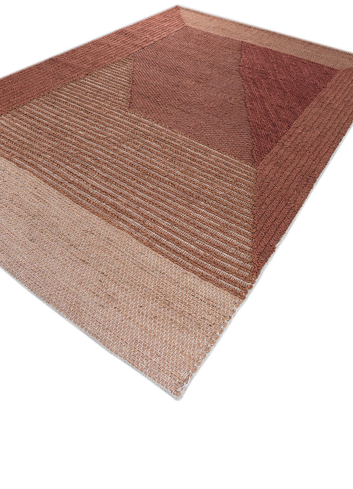 daaira red and orange jute and hemp flat weaves Rug - FoldShot daaira red and orange jute and hemp flat weaves Rug - FoldShot