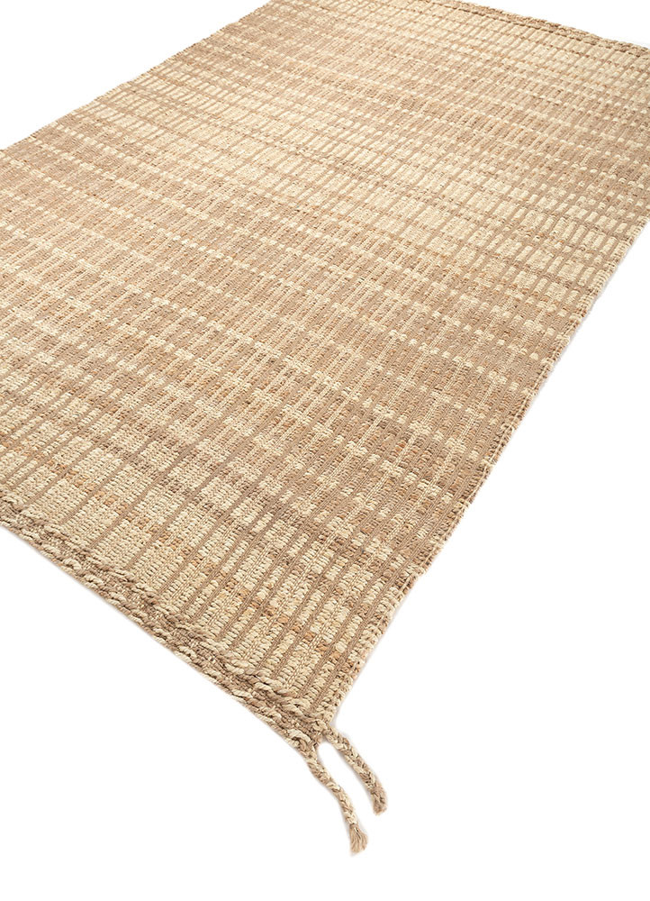 nomadic threads beige and brown jute and hemp flat weaves Rug - FoldShot nomadic threads beige and brown jute and hemp flat weaves Rug - FoldShot