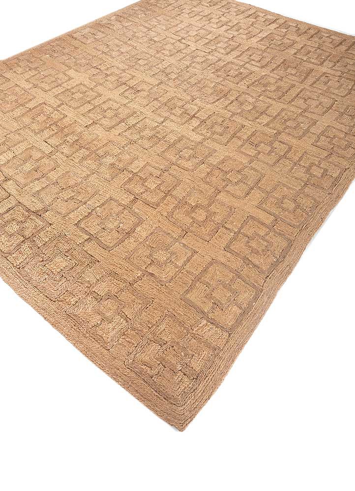 nomadic threads beige and brown jute and hemp flat weaves Rug - FoldShot
