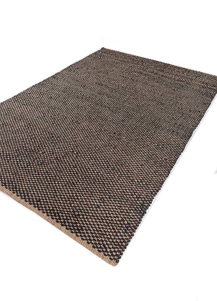 nomadic threads beige and brown jute and hemp flat weaves Rug - FoldShot nomadic threads beige and brown jute and hemp flat weaves Rug - FoldShot