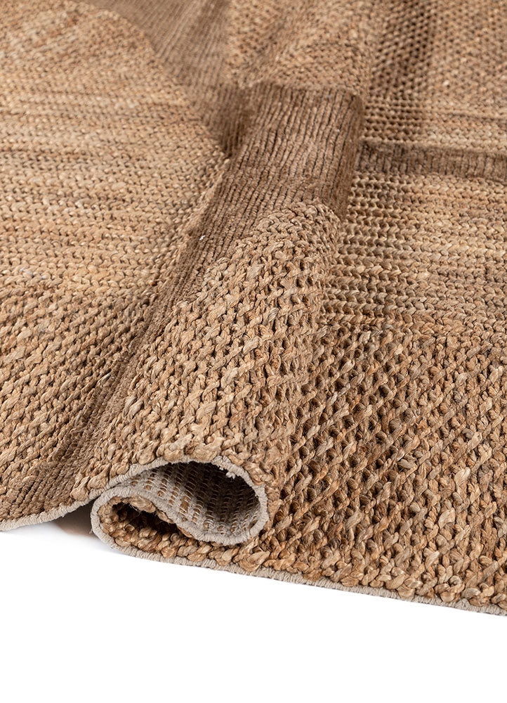nomadic threads beige and brown jute and hemp flat weaves Rug - FoldShot nomadic threads beige and brown jute and hemp flat weaves Rug - FoldShot