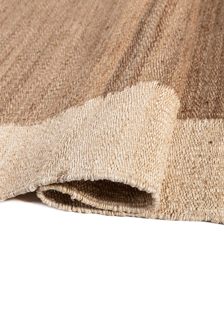 nomadic threads beige and brown jute and hemp flat weaves Rug - FoldShot