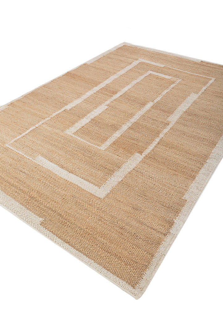 nomadic threads beige and brown jute and hemp flat weaves Rug - FoldShot