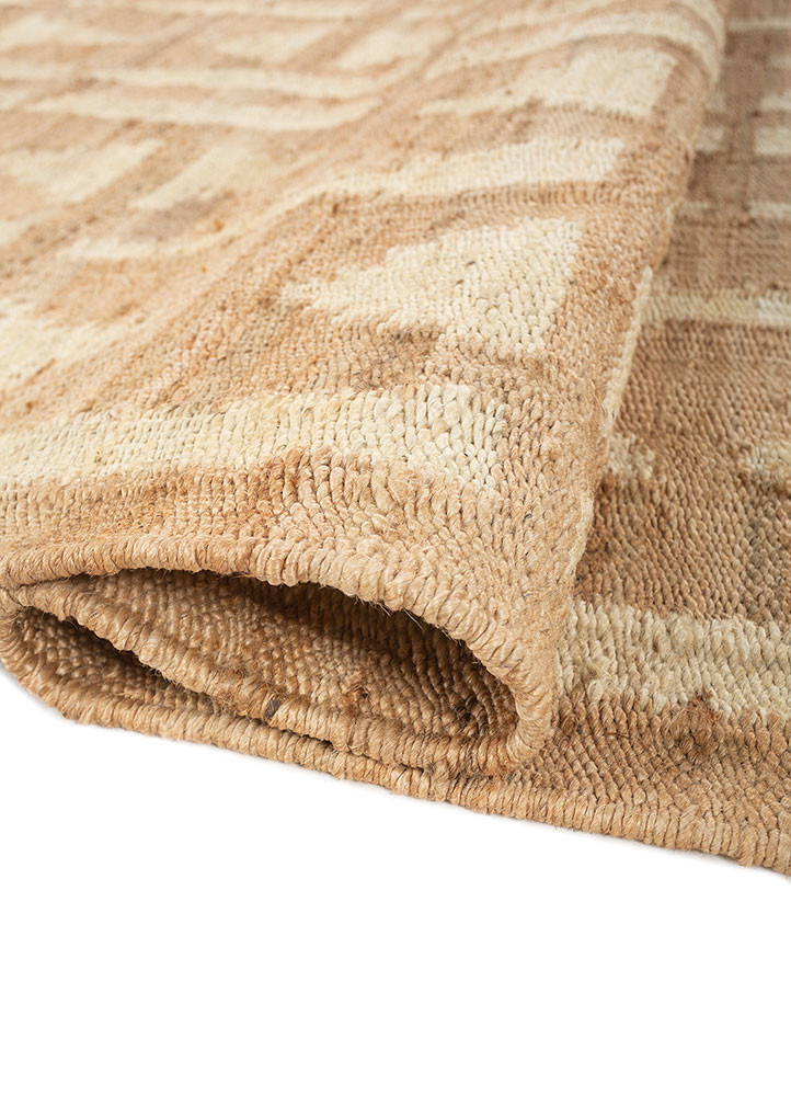nomadic threads beige and brown jute and hemp flat weaves Rug - FoldShot nomadic threads beige and brown jute and hemp flat weaves Rug - FoldShot