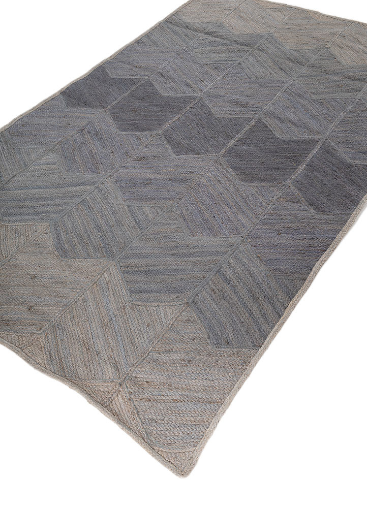 nomadic threads blue jute and hemp flat weaves Rug - FoldShot nomadic threads blue jute and hemp flat weaves Rug - FoldShot