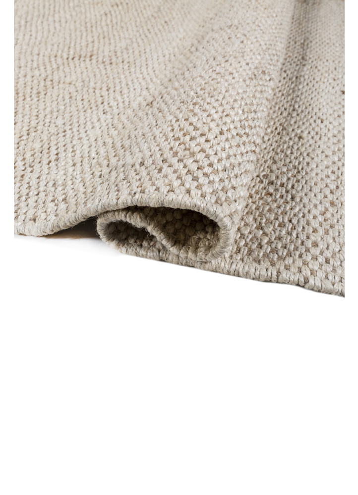 aprezo beige and brown jute and hemp flat weaves Rug - FoldShot aprezo beige and brown jute and hemp flat weaves Rug - FoldShot