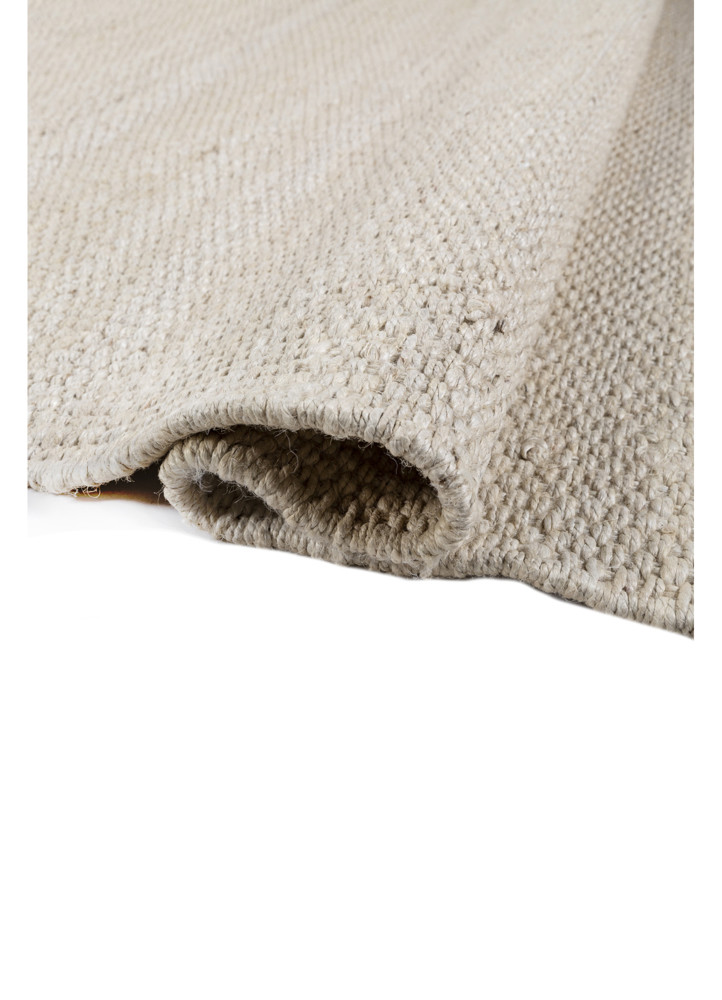 aprezo beige and brown jute and hemp flat weaves Rug - FoldShot aprezo beige and brown jute and hemp flat weaves Rug - FoldShot
