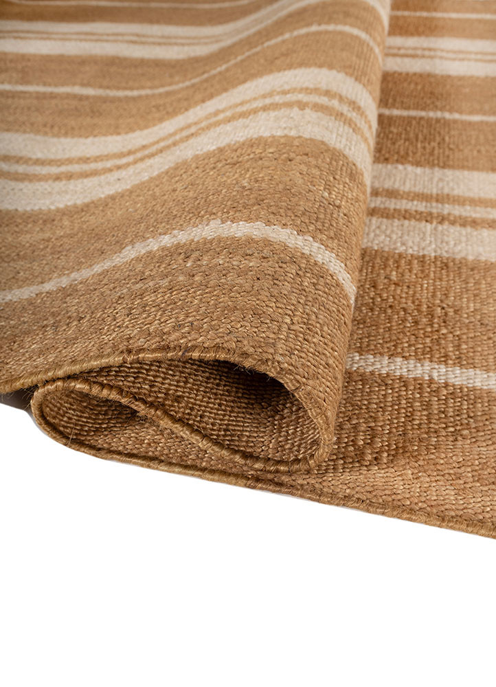 nomadic threads beige and brown jute and hemp flat weaves Rug - FoldShot nomadic threads beige and brown jute and hemp flat weaves Rug - FoldShot