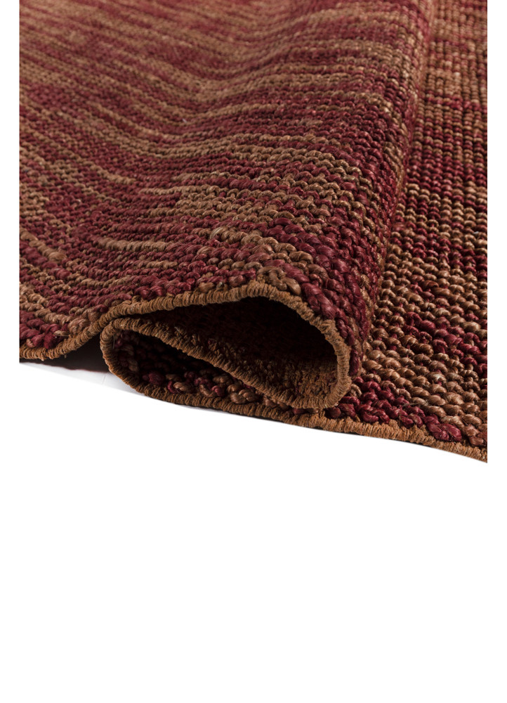 nomadic threads red and orange jute and hemp flat weaves Rug - FoldShot nomadic threads red and orange jute and hemp flat weaves Rug - FoldShot