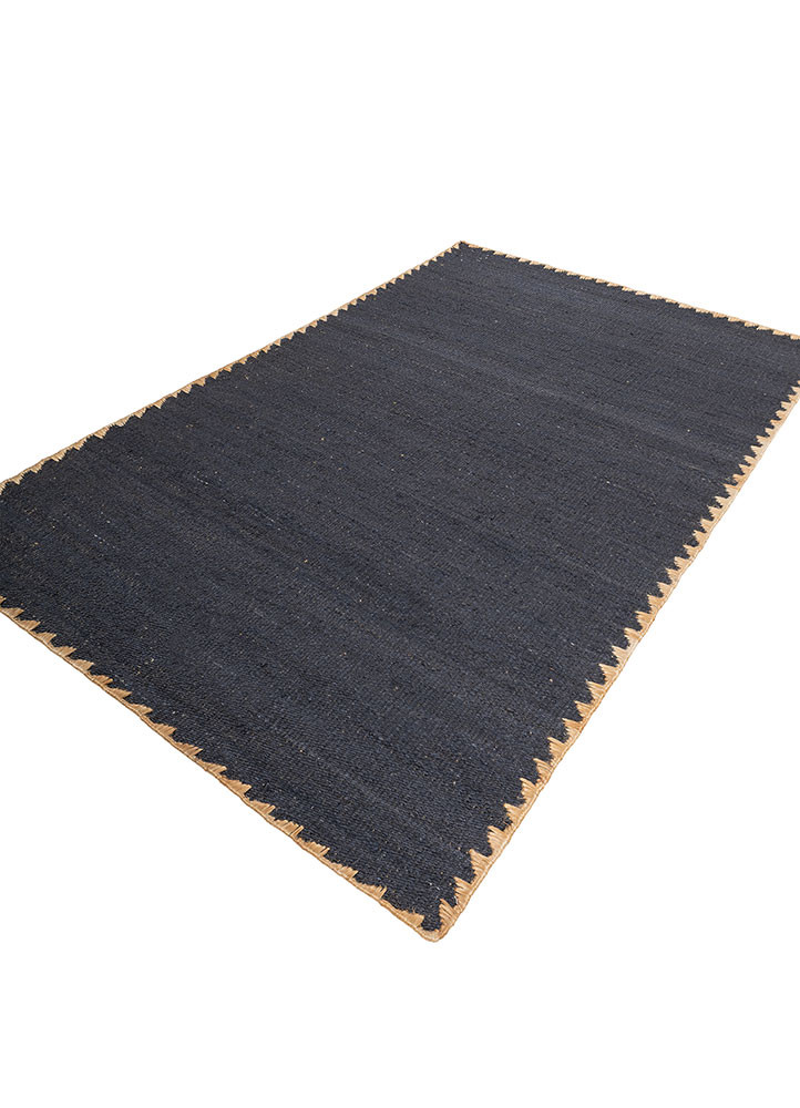 nomadic threads blue jute and hemp flat weaves Rug - FoldShot nomadic threads blue jute and hemp flat weaves Rug - FoldShot