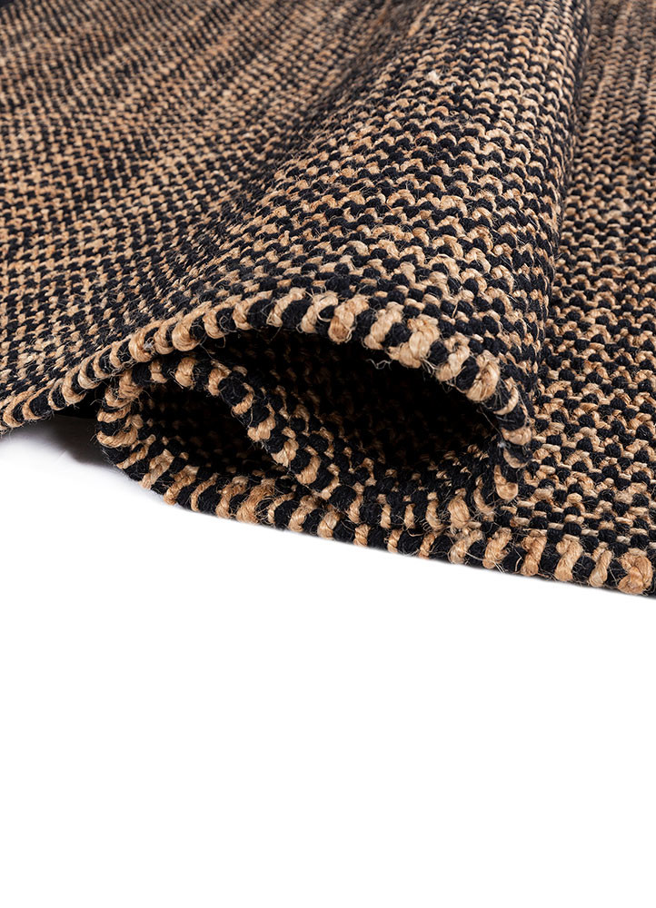 nomadic threads beige and brown jute and hemp flat weaves Rug - FoldShot nomadic threads beige and brown jute and hemp flat weaves Rug - FoldShot