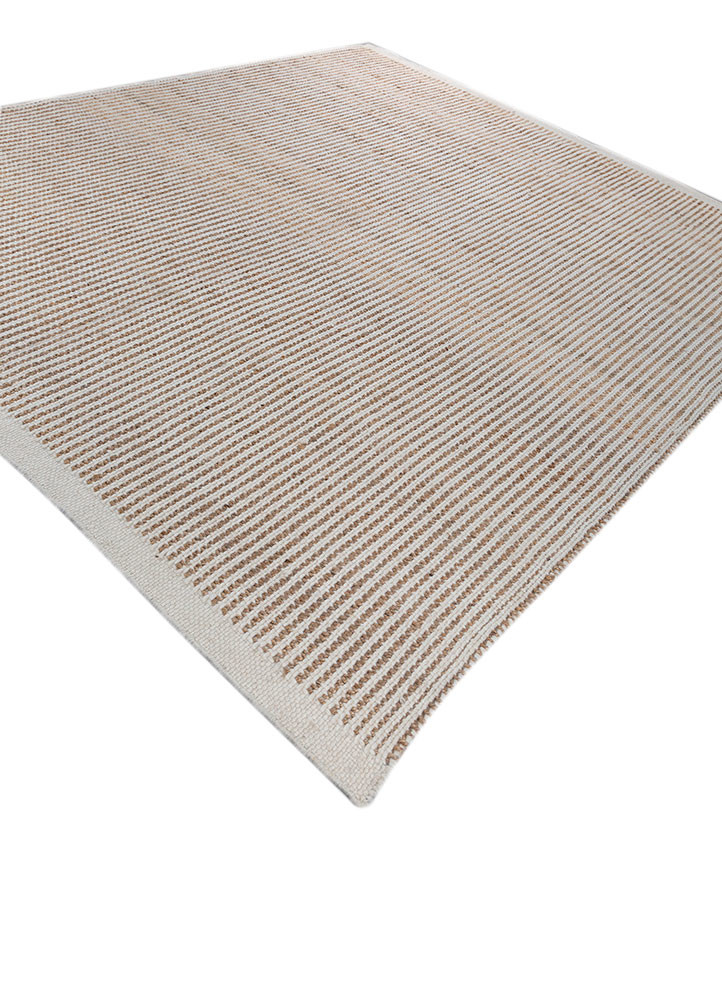 nomadic threads beige and brown jute and hemp flat weaves Rug - FoldShot nomadic threads beige and brown jute and hemp flat weaves Rug - FoldShot