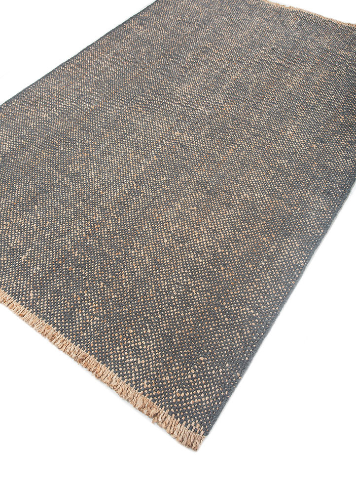 abrash grey and black wool flat weaves Rug - FoldShot abrash grey and black wool flat weaves Rug - FoldShot