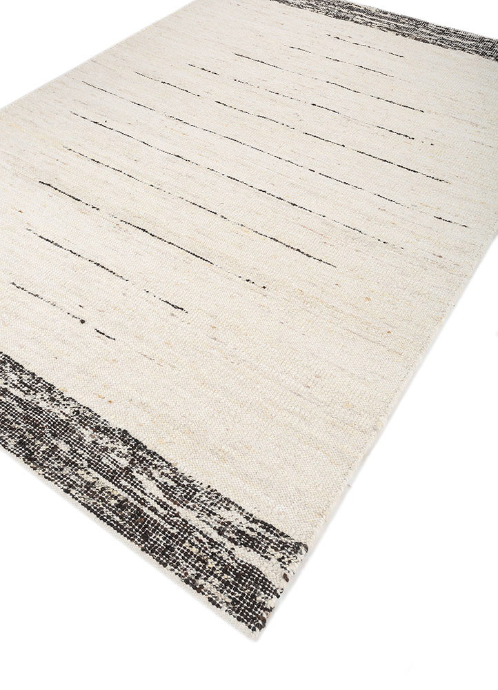 abrash ivory wool flat weaves Rug - FoldShot abrash ivory wool flat weaves Rug - FoldShot