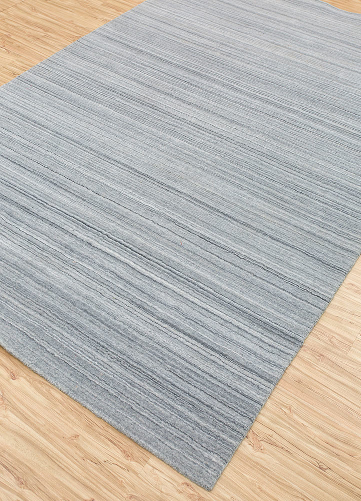 saga grey and black polyester hand loom Rug - FoldShot saga grey and black polyester hand loom Rug - FoldShot