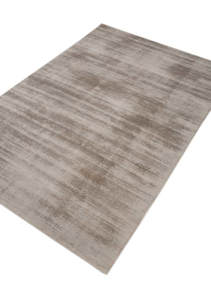 basis grey and black viscose hand loom Rug - FoldShot