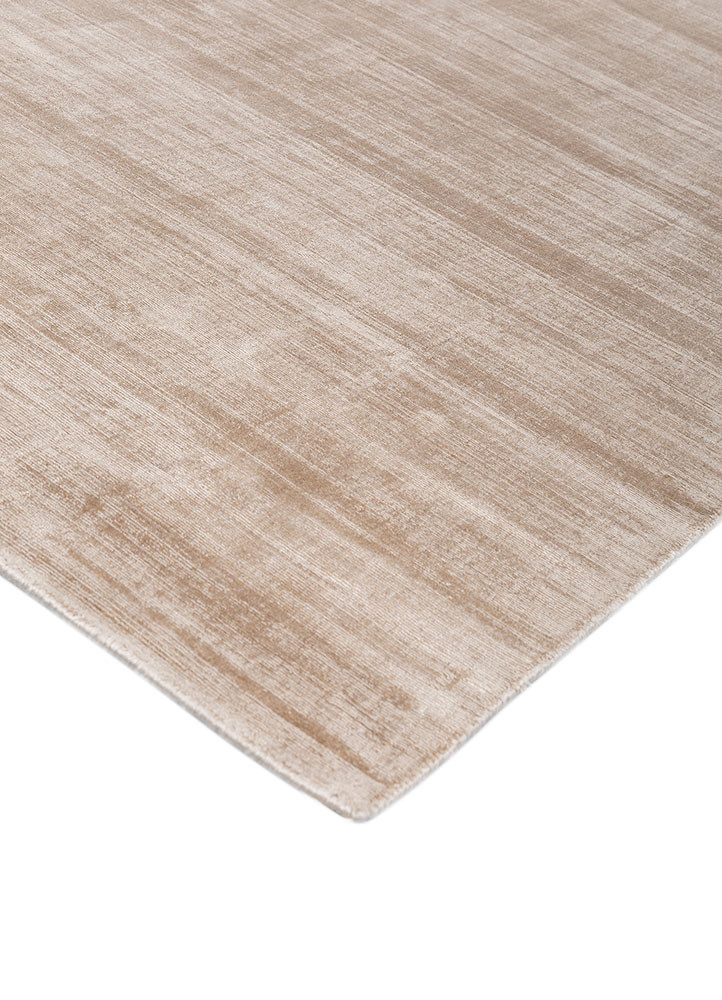saga beige and brown viscose hand loom Rug - FoldShot saga beige and brown viscose hand loom Rug - FoldShot