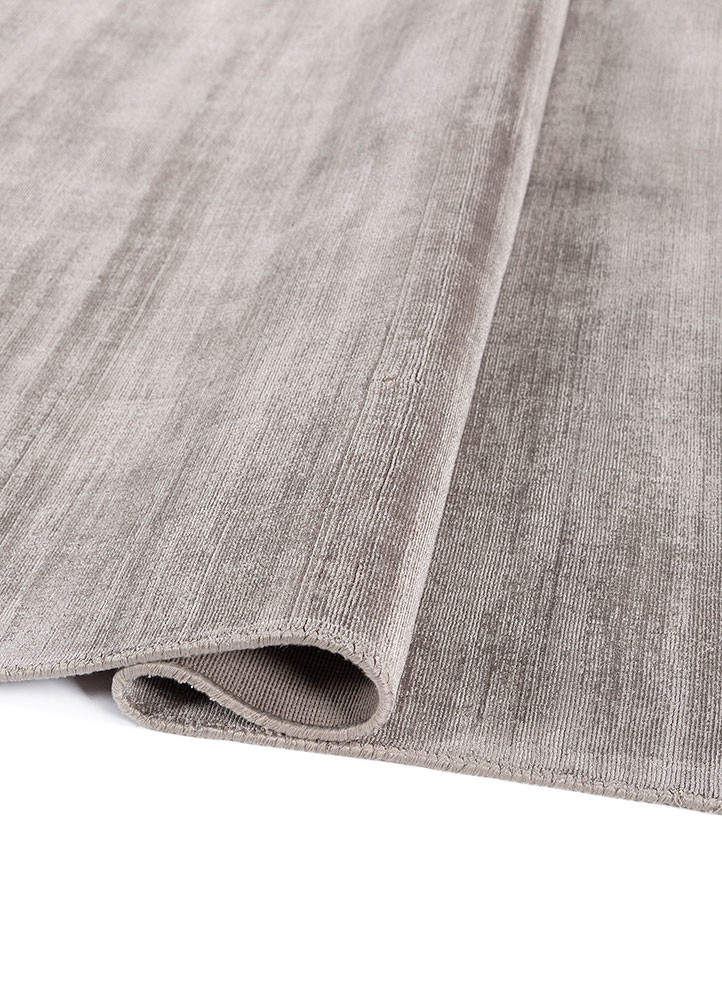 saga grey and black viscose hand loom Rug - FoldShot saga grey and black viscose hand loom Rug - FoldShot