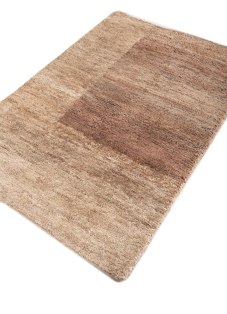 hula beige and brown jute and hemp hand knotted Rug - FoldShot