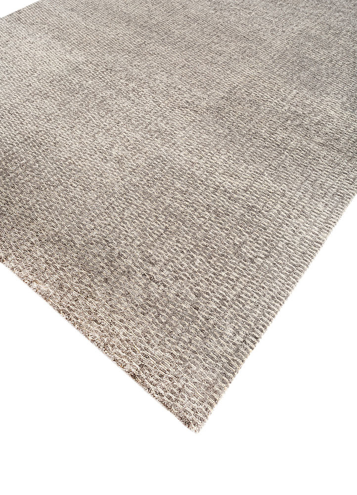 hula grey and black wool hand knotted Rug - FoldShot hula grey and black wool hand knotted Rug - FoldShot