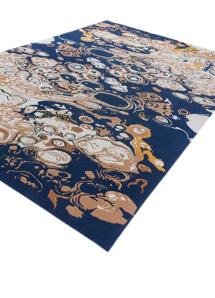 sthir ivory wool hand knotted Rug - FoldShot