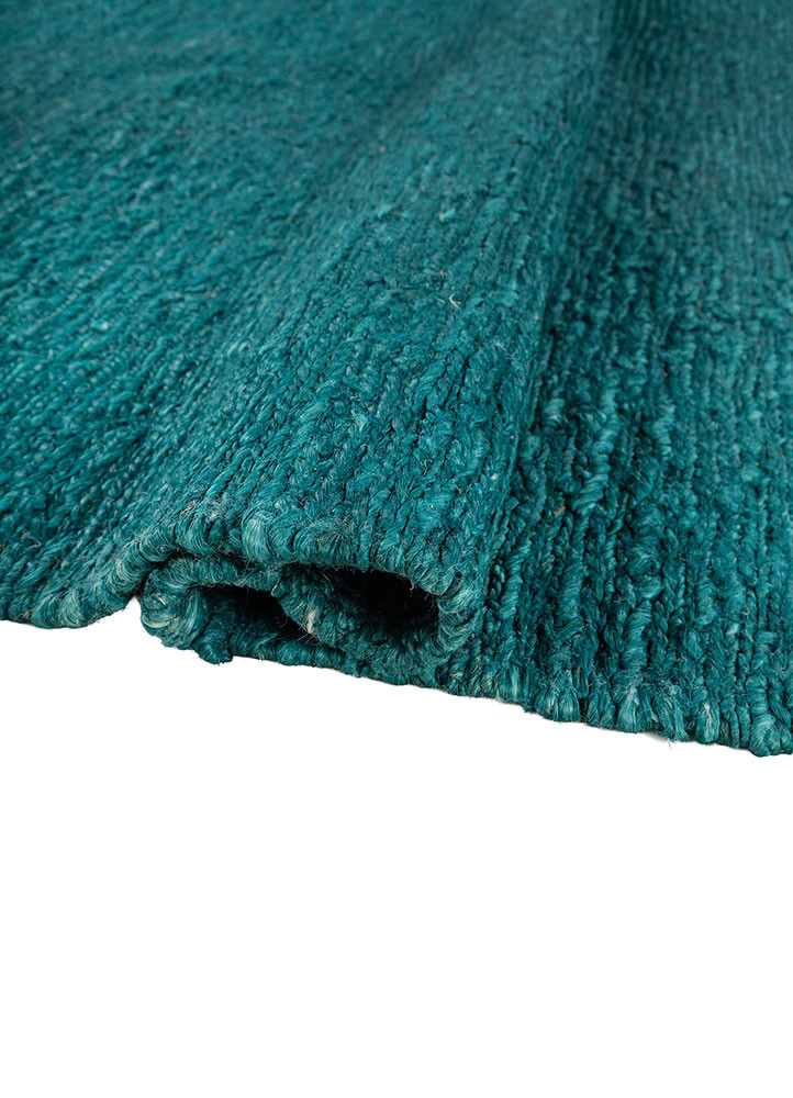 hula green jute and hemp hand knotted Rug - FoldShot