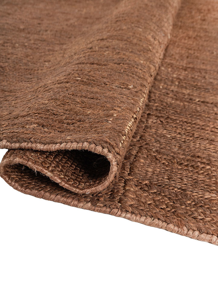 hula red and orange jute and hemp hand knotted Rug - FoldShot