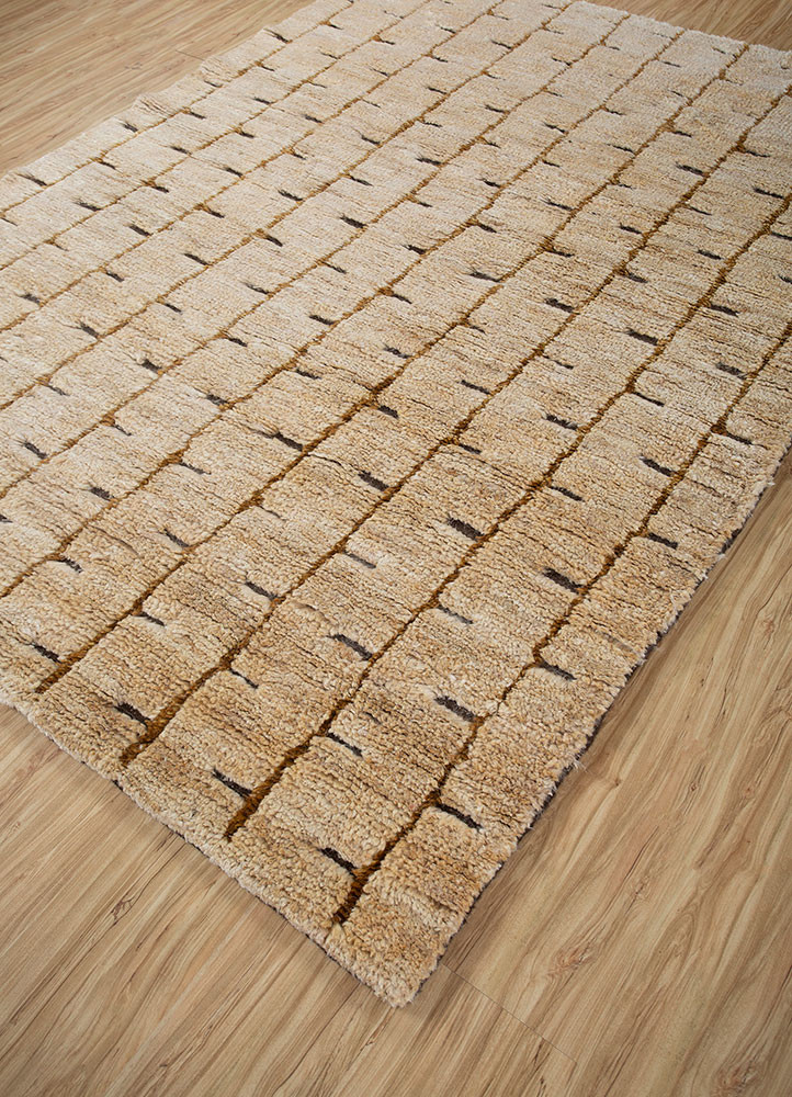 zuri ivory jute and hemp hand knotted Rug - FoldShot