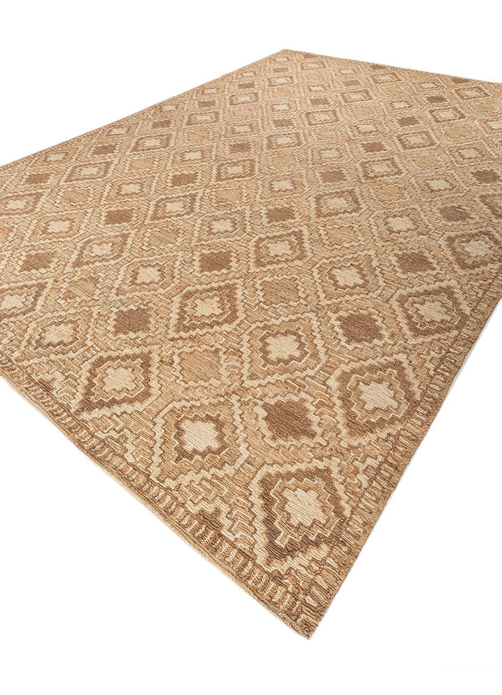 hula beige and brown jute and hemp hand knotted Rug - FoldShot hula beige and brown jute and hemp hand knotted Rug - FoldShot