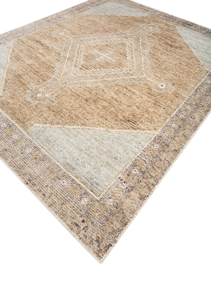 thyme pink and purple wool hand knotted Rug - FoldShot thyme pink and purple wool hand knotted Rug - FoldShot