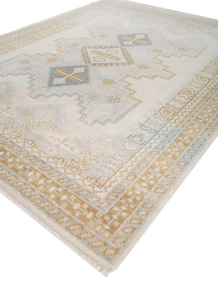 thyme ivory wool hand knotted Rug - FoldShot thyme ivory wool hand knotted Rug - FoldShot