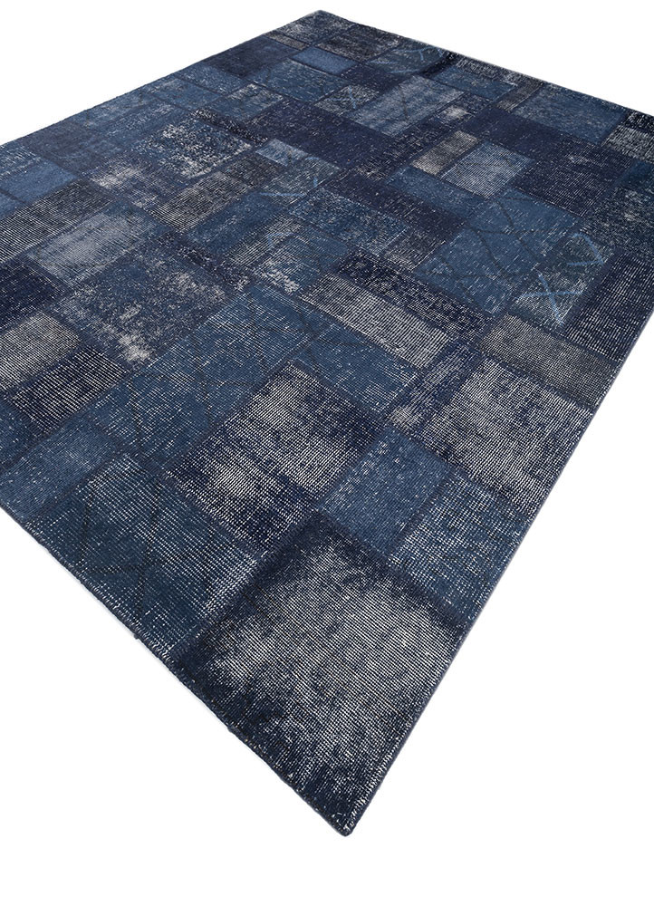 Medieval Rug Blue Provenance Blue Hand Knotted Wool Rugs-Pkwl-1096-Jaipur Rugs AE