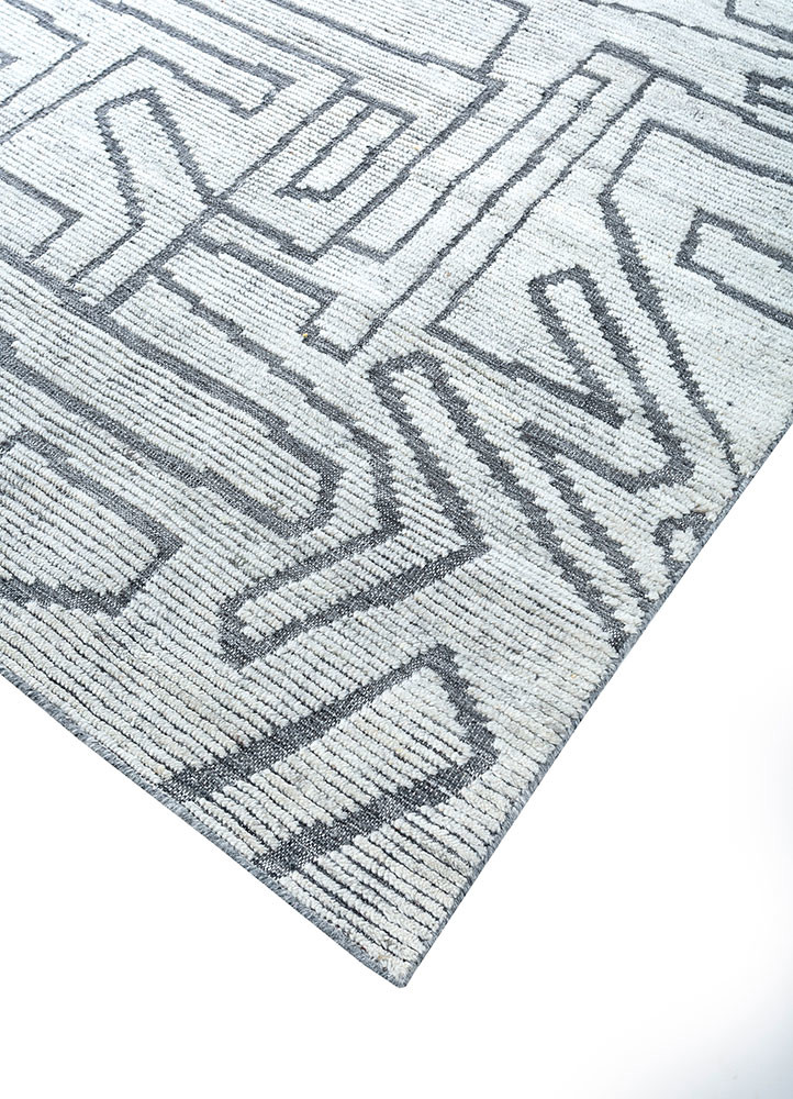 kairos blue wool hand knotted Rug - FoldShot kairos blue wool hand knotted Rug - FoldShot